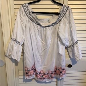 Off the shoulder top